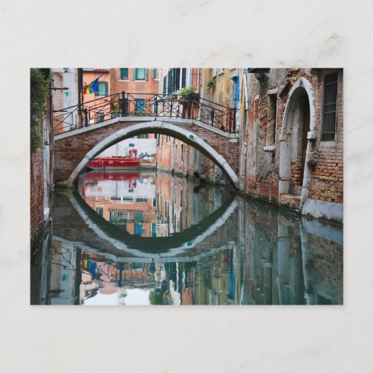 Brug over Venetiaans kanaal Briefkaart (Voorkant)