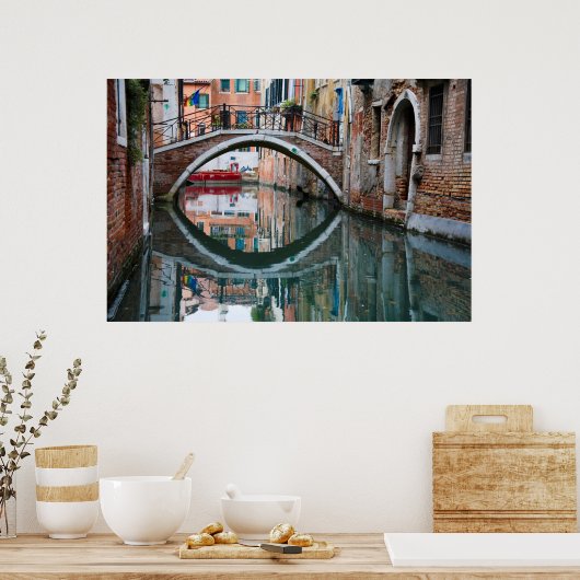 Brug over Venetië Poster (Keuken)