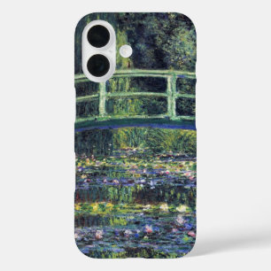 Brug over vijver met waterlelies door Claude Monet iPhone 16 Hoesje