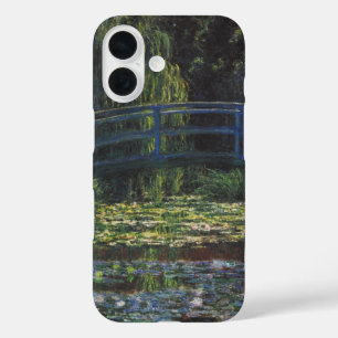 Brug over vijver met waterlelies door Claude Monet iPhone 16 Hoesje