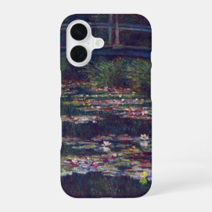 Brug over vijver met waterlelies door Claude Monet iPhone 16 Hoesje