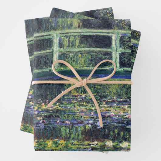 Brug over Waterlily Pond door Claude Monet Inpakpapier Vel (In situ)