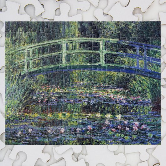 Brug over Waterlily Pond door Claude Monet Legpuzzel
