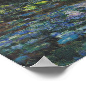Brug over Waterlily Pond door Claude Monet Poster (Hoek)