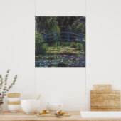 Brug over Waterlily Pond door Claude Monet Poster (Keuken)