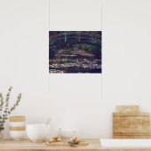 Brug over Waterlily Pond door Claude Monet Poster (Keuken)