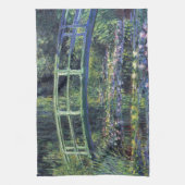Brug over Waterlily Pond door Claude Monet Theedoek (Verticaal)