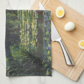 Brug over Waterlily Pond door Claude Monet Theedoek (Quarter Fold)