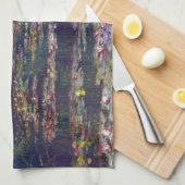 Brug over Waterlily Pond door Claude Monet Theedoek (Quarter Fold)