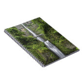 Brug over waterval Schilderachtig Uitzicht Notitieboek (Rechterzijde)