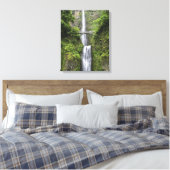 Brug over waterval Stunning Scenic View Foto Canvas Afdruk (Insitu (Slaapkamer))