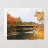 Brug pompstation Greenfield MA Briefkaart (Voorkant / Achterkant)