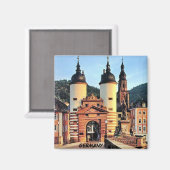 BRUG POORT, HEIDELBERG DUITSLAND MAGNEET (Voorkant / Achterkant)