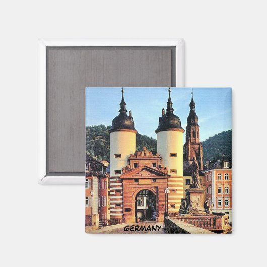 BRUG POORT, HEIDELBERG DUITSLAND MAGNEET