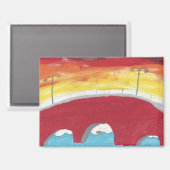 Brug 's nachts magneet (Voorkant / Achterkant)