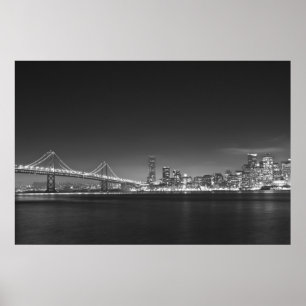 Brug San Francisco Black White Print