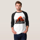 Brug springen - Woohoo! - Martha's Vineyard Raglan T-shirt (Voorkant volledig)