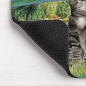 Brug - Tabby Tijger Kat 31 Muismat (Hoek)