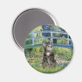 Brug - Tabby tijgerkat 31 Magneet (Voorkant / Achterkant)