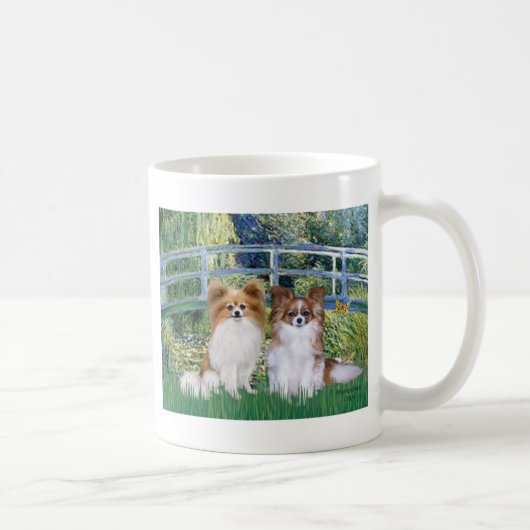Brug - Twee Papillons Koffiemok (Rechts)