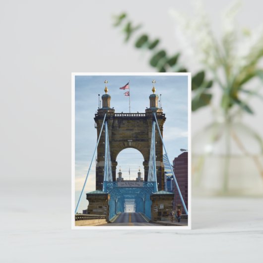 Brug Uitzicht naar Cincinnati Briefkaart (Staand voorkant)