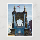 Brug Uitzicht naar Cincinnati Briefkaart (Voorkant)