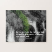 Brug uw eigen Inspirerend Citaat Legpuzzel (Horizontaal)