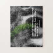 Brug uw eigen Inspirerend Citaat Legpuzzel (Verticaal)