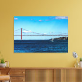 brug van 25 de Abril Canvas Afdruk (Insitu (Woonkamer))