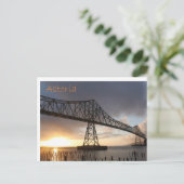Brug van Astoria-Megler Briefkaart (Staand voorkant)