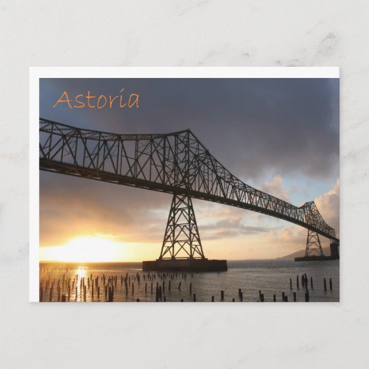 Brug van Astoria-Megler Briefkaart (Voorkant)