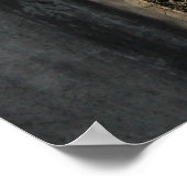 brug van Astoria-Megler met een zeilboot Poster (Hoek)