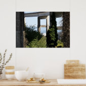 brug van Astoria-Megler met een zeilboot Poster (Keuken)