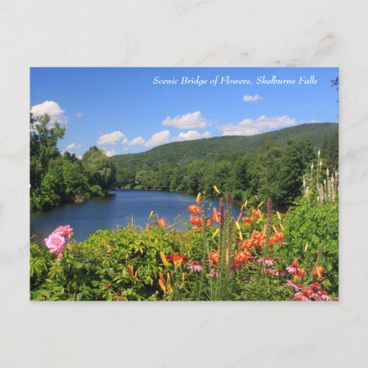 Brug van bloemen, Herfsten van Shelburne Briefkaart (Voorkant)