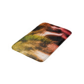 Brug van bloemen  van gedeeltelijke kleur vervormi badmat (Gekanteld)