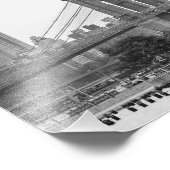 Brug van Brooklyn Foto Afdruk (Hoek)