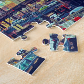 Brug van Brooklyn New York.  Legpuzzel (Zijkant)
