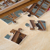 Brug van Brooklyn New York. Legpuzzel (Zijkant)