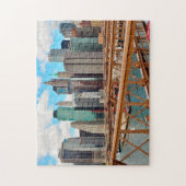 Brug van Brooklyn New York. Legpuzzel (Verticaal)
