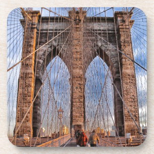 Brug van Brooklyn New York USA Bier Onderzetter