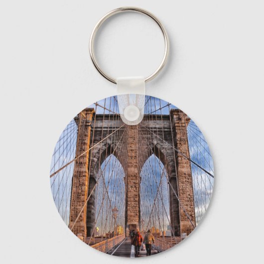 Brug van Brooklyn New York USA Sleutelhanger (Voorkant)