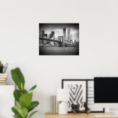 Brug van Brooklyn Poster (Thuiskantoor)