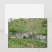 Brug van Burnside, Antietam Creek, Sharpsburg, MD Briefkaart (Voorkant / Achterkant)