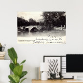 Brug van Burnside, Antietam MD Civil War 1906 Poster (Thuiskantoor)