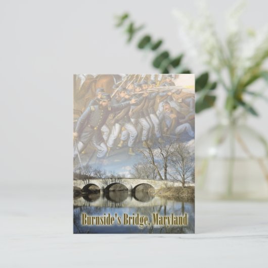 Brug van Burnside, Nationaal slagveld Antietam Briefkaart (Staand voorkant)