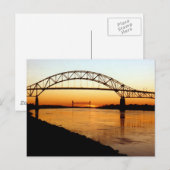 Brug van Cape Cod Bourne Briefkaart (Voorkant / Achterkant)