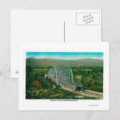 Brug van Castaic Creek nabij Saugus Briefkaart (Voorkant / Achterkant)