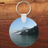 Brug van Clipper Cove, San Francisco, CA Sleutelhanger (Voorkant)