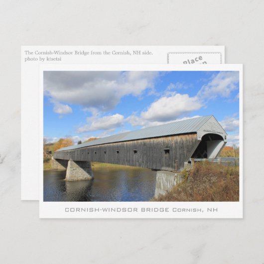 Brug van Cornish-Windsor Briefkaart (Voorkant / Achterkant)