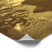 Brug van de bloemen blik poster (Hoek)